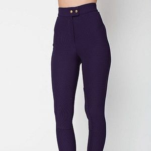 American Apparel Black Riding Pant